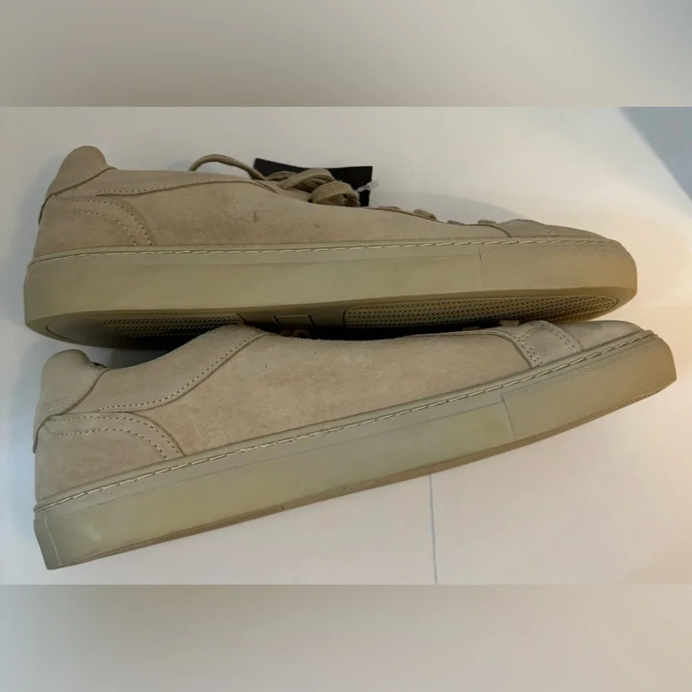 Avellini Women Genuine Leather Low Top Sneakers Size 40/9.5 Preppy Casual